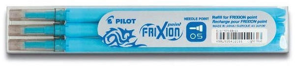 Pilot Frixion Ball hellblau 3er Set 2265010F (BLS-FRP5-S3-LB)