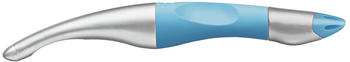 STABILO Linkshänder EASYoriginal metallic neonblau/metallic Einzelstift blau + Patrone (6891/9-41)