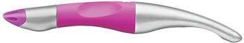 STABILO Rechtshänder EASYoriginal metallic neonpink/metallic Einzelstift blau + Patrone (6892/10-41)