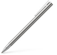 Faber-Castell Tintenroller Neo Slim Edelstahl, gl&auml;nzend