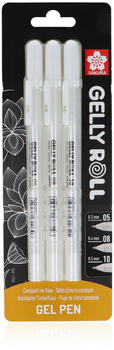 Sakura Gelly Roll 05 08 10 3er Set weiß