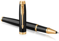 PARKER Rollerball IM Black Lacquer F Schw Geschenkbox