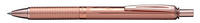 Pentel EnerGel BL407 Gelschreiber rosegold/silber 0,35 mm, Schreibfarbe: schwarz, 1