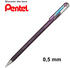Pentel Gel-Tintenroller Dual Metallic Glitzer 0,5mm violett/metallic-blau schwarz, violett