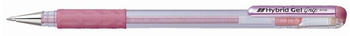 Pentel Metallic Hybrid Gel Grip K118 metallic rosa