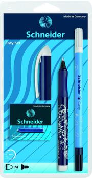 Schneider 10 x Schreibgeräteset Easy-Set 1xPatronenroller Easy 6 TP blau 1xCorry sortiert