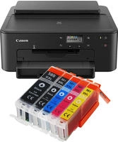 Canon Canon Pixma TS705a Tintenstrahldrucker mit 5 kompatiblen XXL Patronen