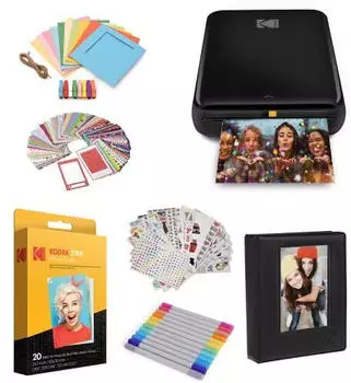 Kodak Step Instant Photo Printer Black Starterpack