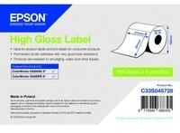 Epson Hochglänzend permanenter Acrylklebstoff Etikett(en) Weiss