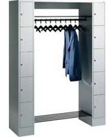 C+P Garderobe offen 7035/50101850x610x500mm