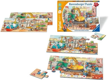 Ravensburger tiptoi - Puzzle für kleine Entdecker: Baustelle (00137)