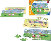 Ravensburger Spieleverlag tiptoi Puzzle f&uuml;r kleine Entdecker: Peppa Pig - 2x24...