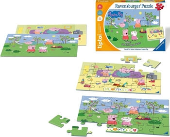 Ravensburger tiptoi - Puzzle f&uuml;r kleine Entdecker: Peppa Pig 2x24 (00163)