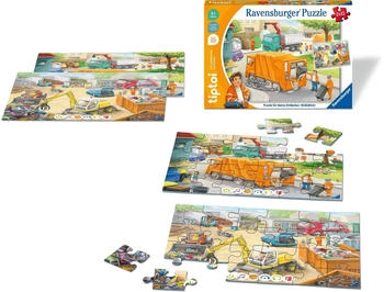 Ravensburger tiptoi - Puzzle für kleine Entdecker: Müllabfuhr (00172)