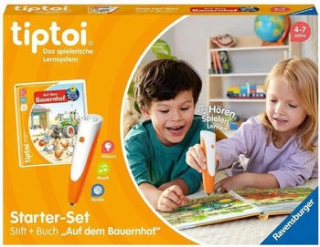 Ravensburger tiptoi - Starter-Set: Stift und Bauernhof-Buch (00114)