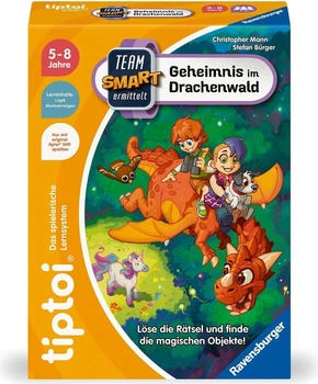 Ravensburger tiptoi Team SMART ermittelt - Geheimnis im Drachenwald - Logikspiel f&uuml;r Kinder ab 5 Jahren (00224)