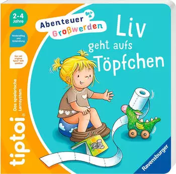 Ravensburger tiptoi Abenteuer Großwerden: Liv geht aufs Töpfchen 49301