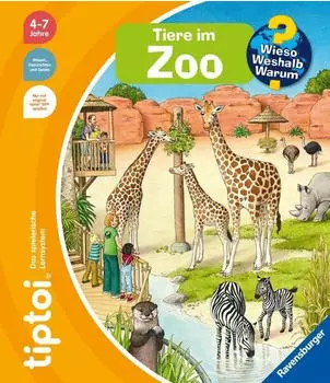 Ravensburger tiptoi Wieso? Weshalb? Warum? Tiere im Zoo (49305)