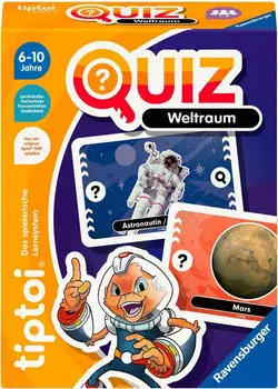 Ravensburger 00223 Quiz Weltraum, Quizspiel f&uuml;r Kinder ab 6 Jahren, f&uuml;r 1-4 Spieler