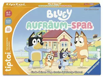 Ravensburger Bluey Aufr&auml;um-Spa&szlig; - Lernspiel ab 4 Jahren, f&uuml;r 1-4 Spieler