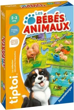 Ravensburger Interaktives Spiel - Babys Tiere - Player separat erhältlich - französische Version - 00 187