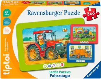 Ravensburger Puzzle 00227-3 erste Puzzles: Fahrzeuge