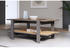 Forte Couchtisch LEOKADIA Artisan Eiche / Grau ca. 110x46x60 cm