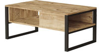 Couchtisch Laukaa 100x60x45 cm Eicheoptik rustikal [en.casa]
