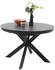 MCA Furniture Keramiktisch rund Gwenn - 120 cm schwarz