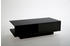SalesFever Couchtisch rechteckig mit Schublade MDF-Holz 120 x 60 x 36 cm schwarz