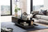 SalesFever Couchtisch rechteckig mit Schublade MDF-Holz 120 x 60 x 36 cm schwarz