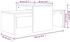 vidaXL Couchtisch-Set Braun Eichen-Optik 100x48x40 cm