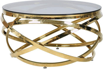 SalesFever Couchtisch &Oslash; 80 cm gold (371534)
