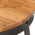 vidaXL Couchtisch Ø68x43 cm Akazie/schwarz