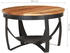 vidaXL Couchtisch Ø68x43 cm Akazie/schwarz
