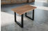 sam Esstisch Baumkante massiv Akazie stone 120 x 80 cm schwarz LAUREN