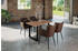 sam Esstisch Baumkante massiv Akazie stone 120 x 80 cm schwarz LAUREN