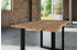 sam Esstisch Baumkante massiv Akazie stone 120 x 80 cm schwarz LAUREN