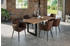 sam Esstisch Baumkante massiv Akazie stone 200 x 100 cm schwarz LAUREN