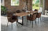 sam Esstisch Baumkante massiv Akazie stone 240 x 100 cm schwarz LAUREN