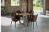 sam Esstisch Baumkante massiv Akazie stone 80 x 80 cm silber LAUREN