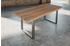 sam Esstisch Baumkante massiv Akazie stone 200 x 100 cm silber LAUREN Akazie Natur