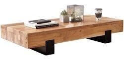 Finebuy Wohnzimmertisch SARON Holz Massiv (FB50988)