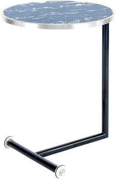 Kayoom Beistelltisch Servant 210 Silber / Schwarz 46x46x62cm blue (861D4)