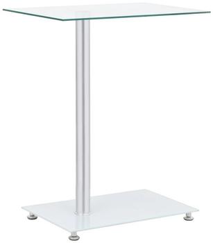 vidaXL Beistelltisch U-Form Transparent 45x30x58 cm Hartglas (249535)