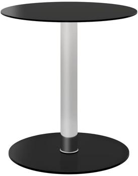 vidaXL Sofatisch Schwarz 40 cm Hartglas (322781)