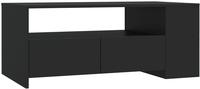 vidaXL Couchtisch Schwarz 102x55x42 cm Holzwerkstoff