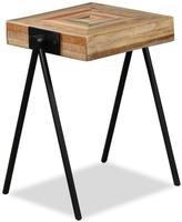 vidaXL Beistelltisch Recyceltes Massivholz Teak