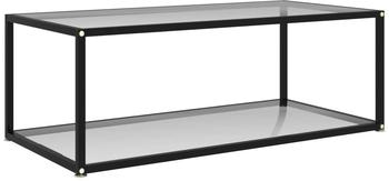 vidaXL Couchtisch Transparent 100x50x35 cm Hartglas (322897)