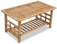 vidaXL Couchtisch Bambus 90x50x45 cm